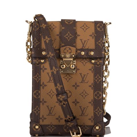 pochette trunk verticale louis vuitton|LOUIS VUITTON Reverse Monogram Pochette Trunk Verticale .